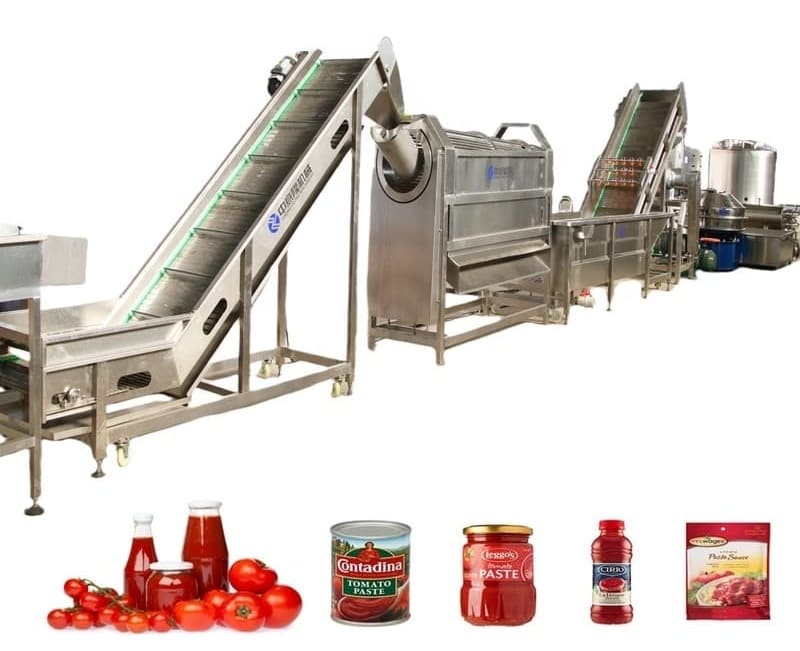 Tomato Paste Production Line 1 Tomato paste production line and tomato processing equipment