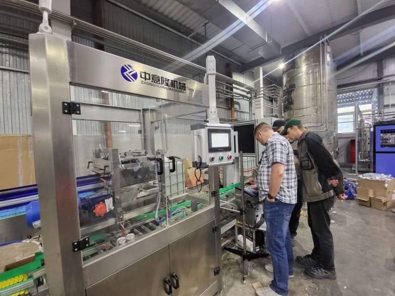 Russia 9,000 Cans/Hour Beverage Production Project 3 9000 cans per hour beverage filling equipment