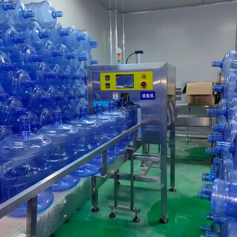 20L bottled water rinsing filling and capping system