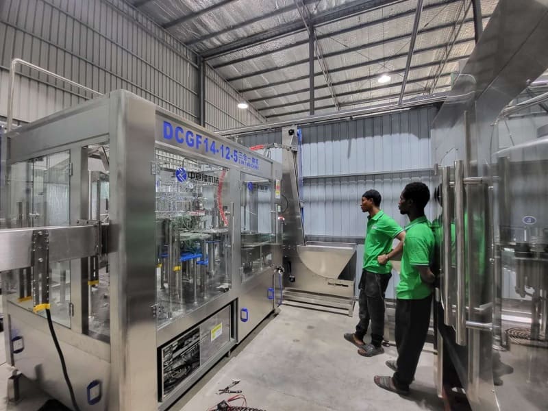 Bottled water production line project