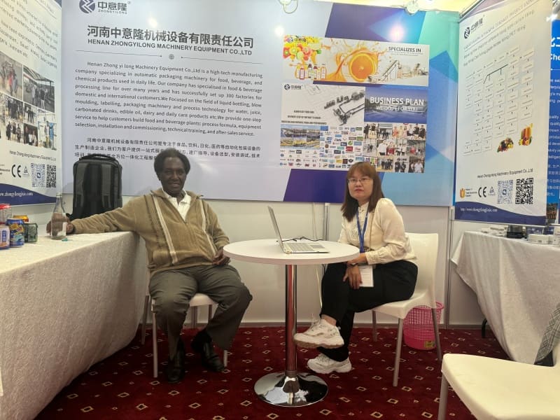 Customer Visits & Global Exhibitions 15 Zhongyilong Machinery meeting international customers at exhibition