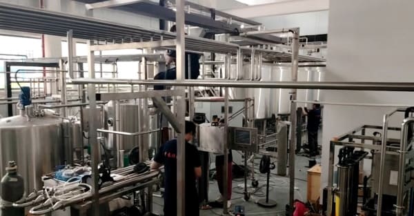 Complete Hibiscus Tea Beverage Production Line in Saudi Arabia 2 Stainless steel hibiscus tea brewing and extraction tanks