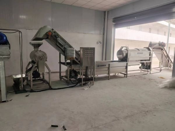 Complete 6000kg/h banana juice processing line for clarified juice production