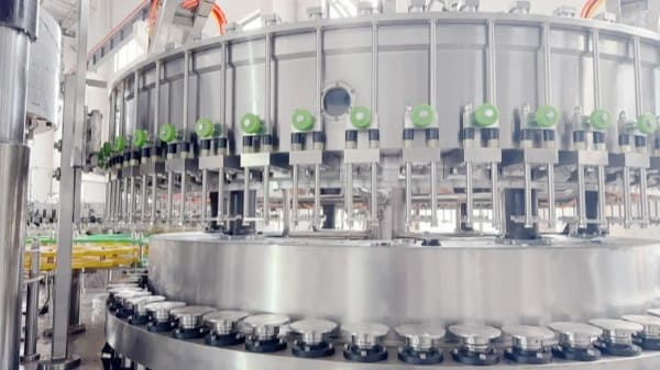 Glass bottle filling equipment