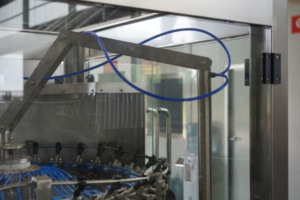 Filling machine component detail