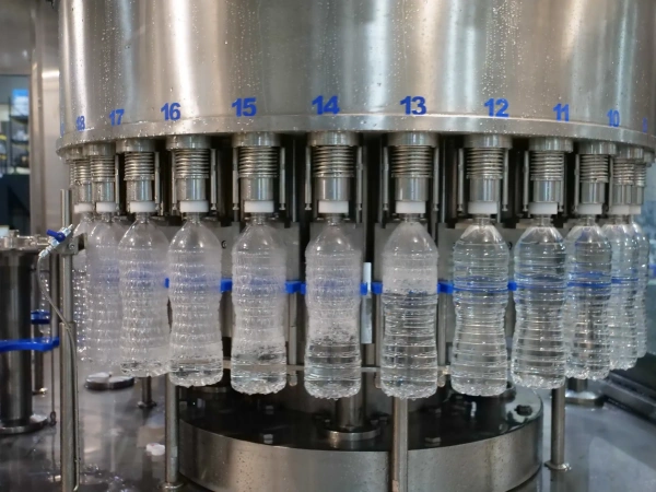 Automatic bottled water filling production line